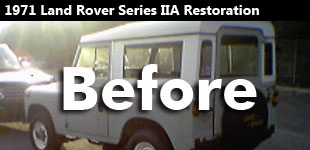 1971 Land Rover Series IIA Restoration Gallery - Before